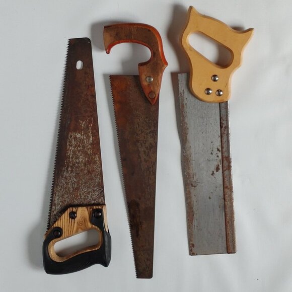 HAND SAWS TOOLS STEIGO BUCK BROS STANLEY 3 LOT WOOD WORKING CARPENTER TOOLS - Picture 2 of 12